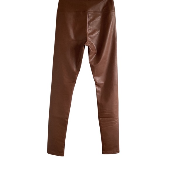 7 For All Mankind Brown Leggings Sleek Fit - Picture 3 of 4